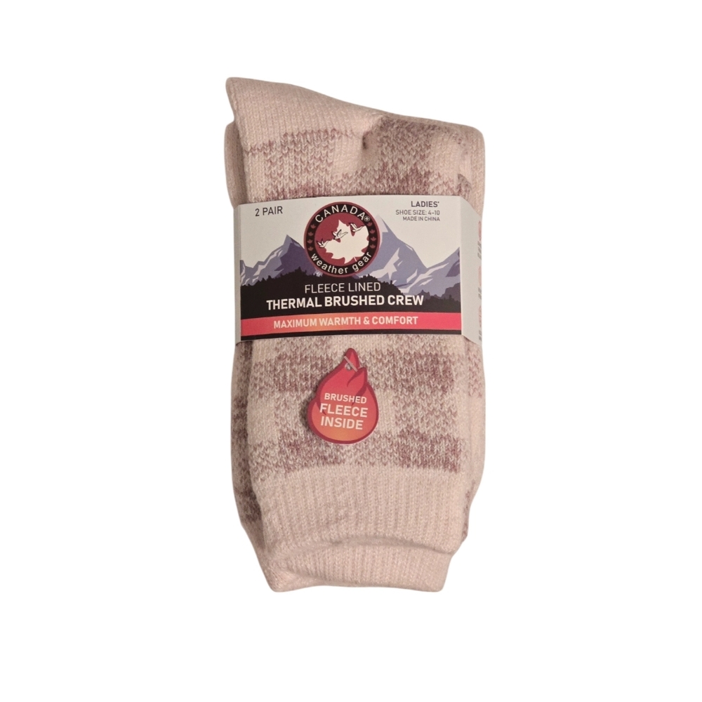 Canada Weather Gear Fleece Lined Women's Socks